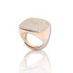 Gold plated silver  925° ring (code FC003082)